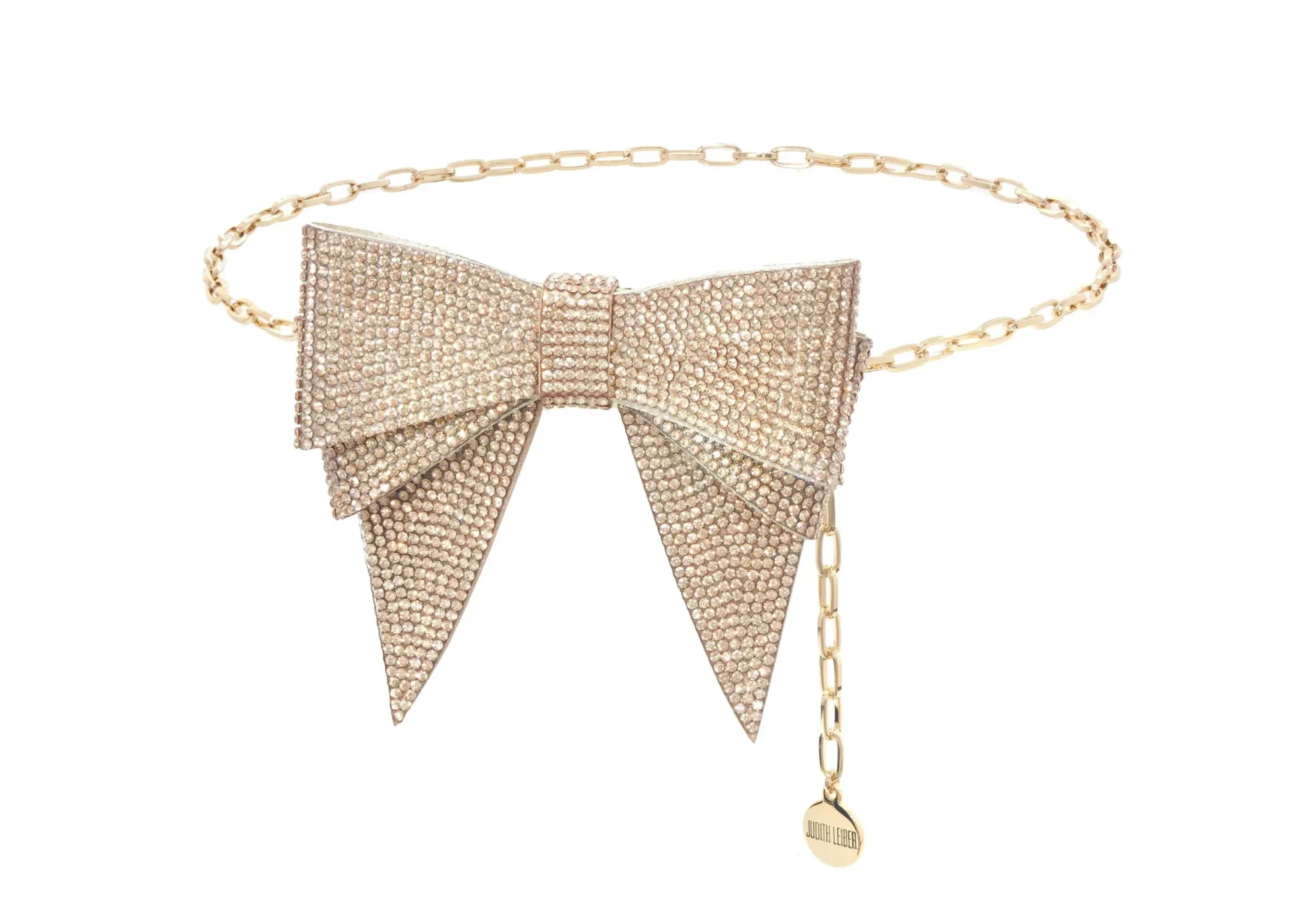 Soft Bow Belt Champagne